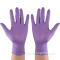Waterproof Industrial Use Purple Nitrile Gloves